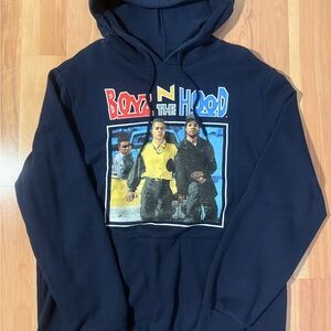 Boys N The Hood Graphic Hoodie - Black